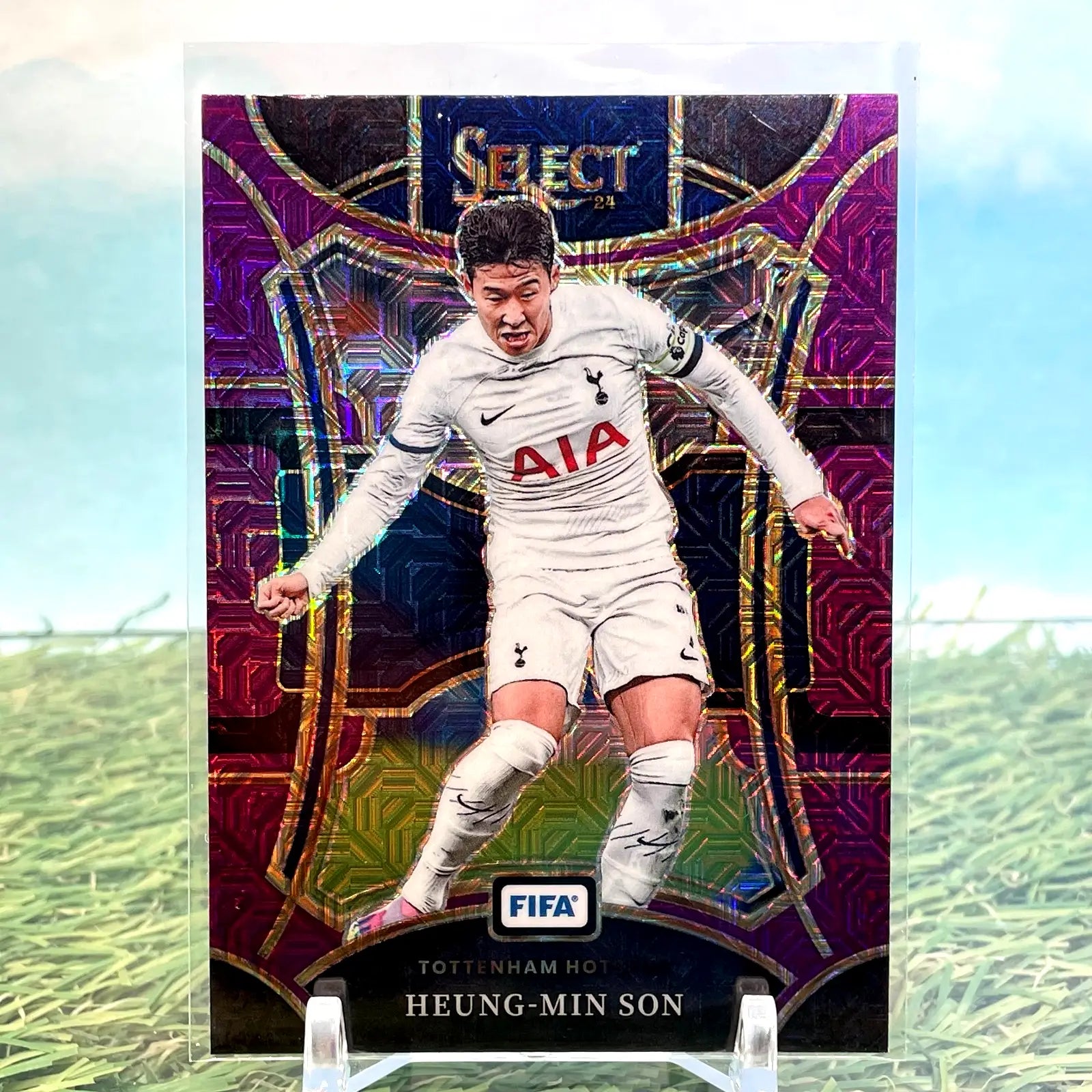 2024 Panini Select FIFA Purple Mojo Hueng-Min Son Tottenham Hotspur #121 - Soccer Card Single