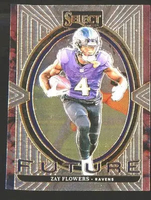 2024 Panini Select Select Future #17 Zay Flowers - Football Card Single