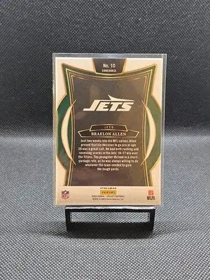 2024 Panini Select - Green And Black Prizm Shock #10 Braelon Allen RC - Football Card Single