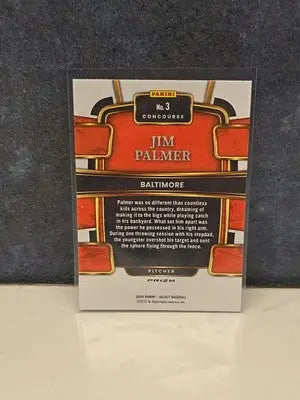 2024 Panini Select Jim Palmer #3 Green Flash Concourse - Baseball Card Single