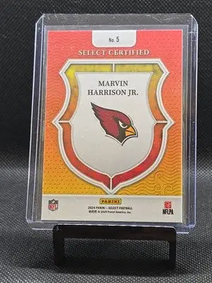 2024 Panini Select Marvin Harrison Jr Select Certified #5 (RC) Cardinals - Football Card Single