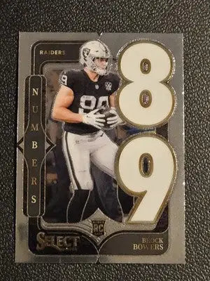 2024 Panini Select - Select Numbers #12 Brock Bowers - Football Card Single