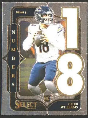 2024 Panini Select Select Numbers #19 Caleb Williams - Football Card Single