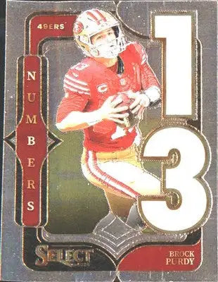 2024 Panini Select Select Numbers #22 Brock Purdy - Football Card Single
