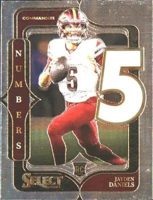 2024 Panini Select Select Numbers #23 Jayden Daniels - Football Card Single