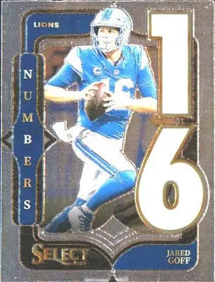 2024 Panini Select Select Numbers #7 Jared Goff