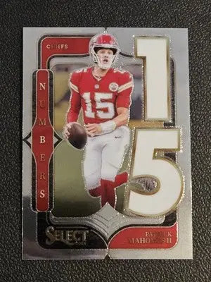 2024 Panini Select - Select Numbers #9 Patrick Mahomes II - Football Card Single