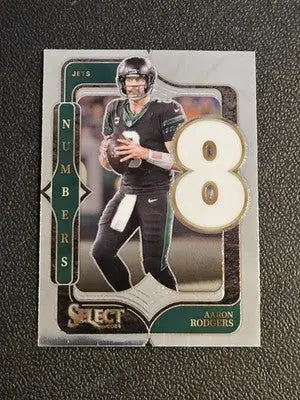 2024 Panini Select - Select Numbers Prizm #16 Aaron Rodgers - Football Card Single