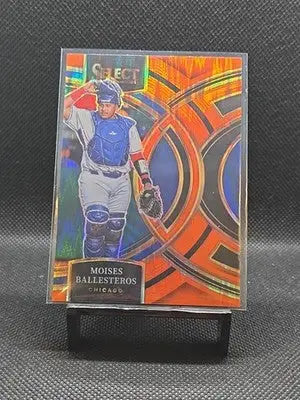 2024 Panini Select - Premier Level Moises Ballesteros #32 Orange Flash Prizm... - Baseball Card Single