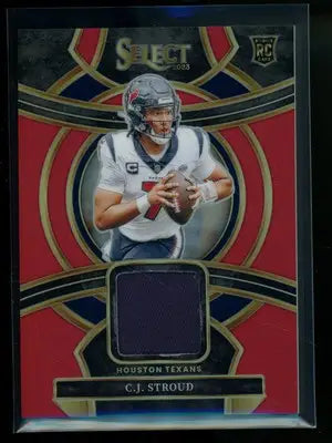 2024 Panini Select Prizm C.J. Stroud #RSW-CST RC Patch Football