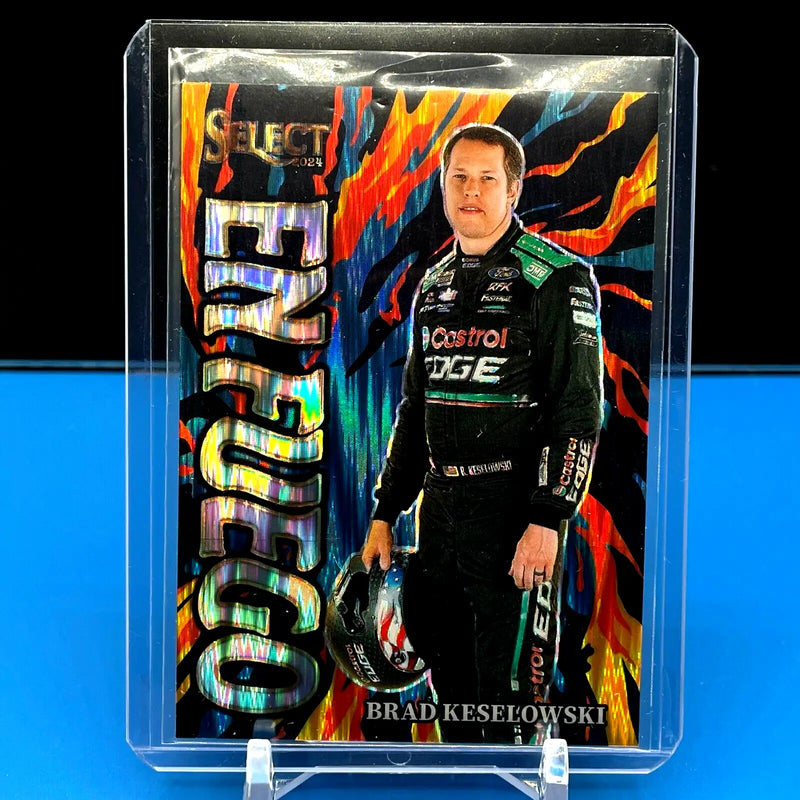 2024 Panini Select Racing En Fuego Flash Prizm #11 Brad Keselowski - Racing Card Single