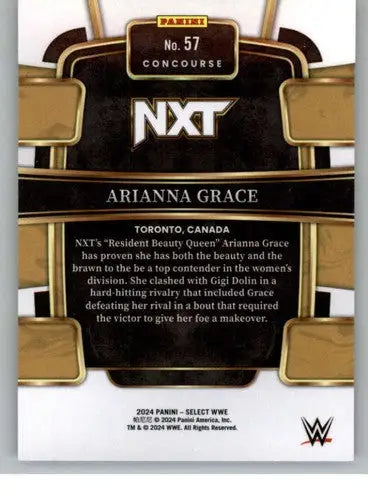 2024 Panini Select Red and Blue #57 Arianna Grace NM-MT Concourse ID:77048 - Other