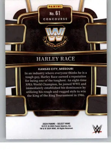 2024 Panini Select Red and Blue #61 Harley Race NM-MT Concourse ID:77050 - Non-Sports Card Single