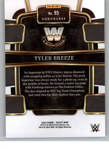 2024 Panini Select Red and Blue #95 Tyler Breeze NM-MT Concourse ID:77055 - Other