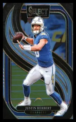 2024 Panini Select Silver Prizm #131 Justin Herbert - Football Card Single