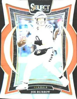 2024 Panini Select Silver Prizm Die Cut #39 Joe Burrow - Football Card Single