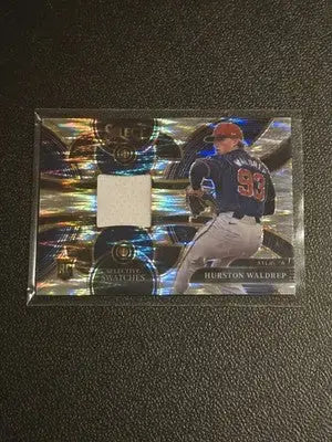 2024 Panini Select #SS-HW Hurston Waldrep Selective Swatches Flash Prizms - Baseball Card Single