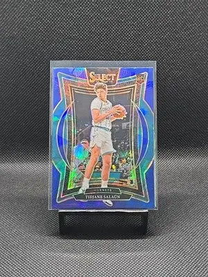 2024 Panini Select Tidjane Salaün Cracked Blue Ice RC #95 - Basketball Card Single