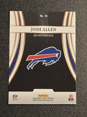 2024 Panini Select - Turbocharged #18 Josh Allen - Football Card Single