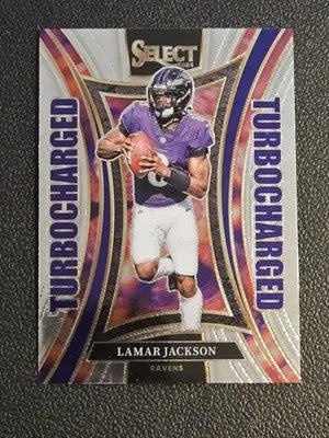 2024 Panini Select - Turbocharged #3 Lamar Jackson - Football Card Single