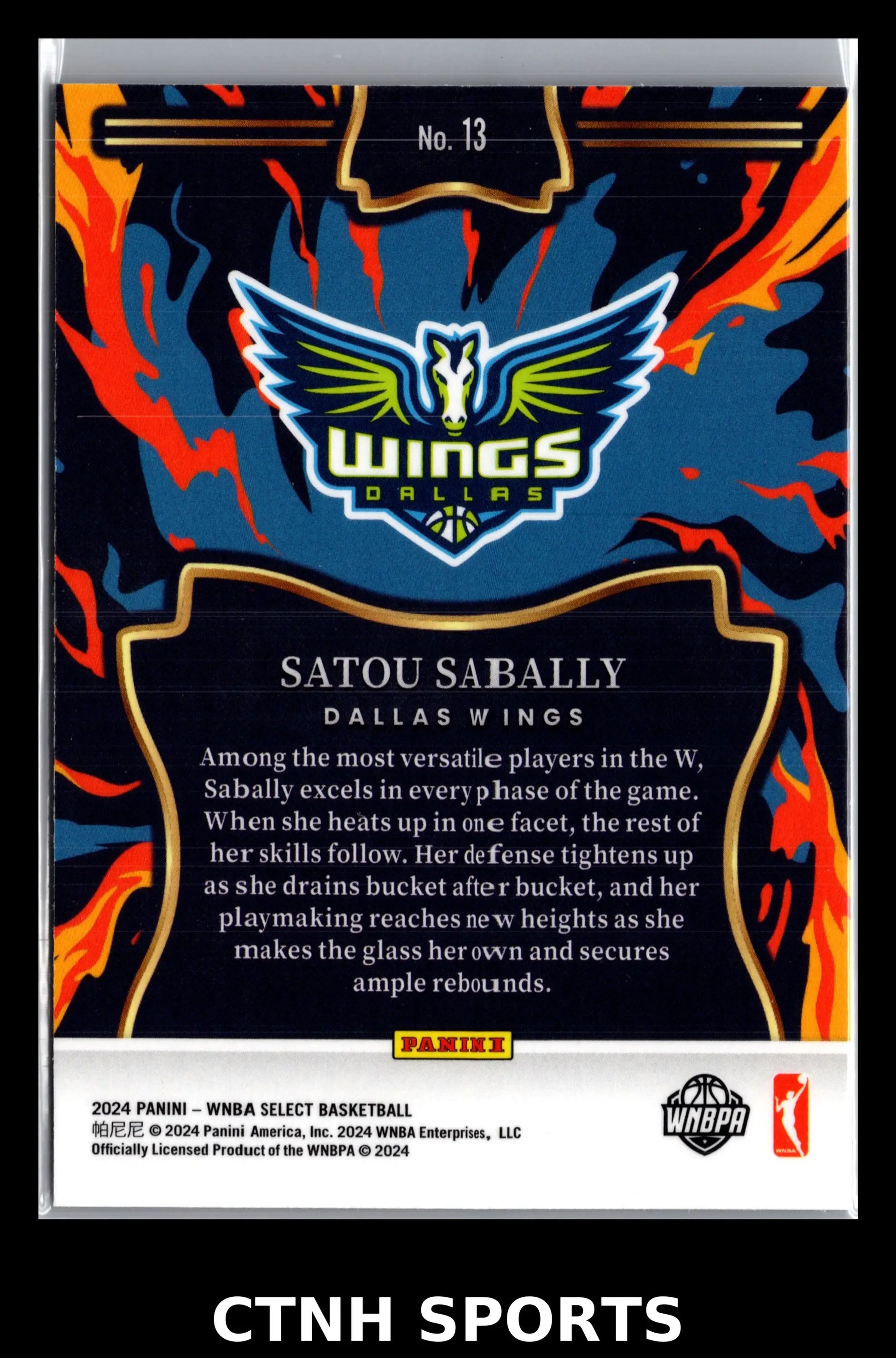 2024 Panini Select WNBA #13 Dallas Wings - Basketball Card Single