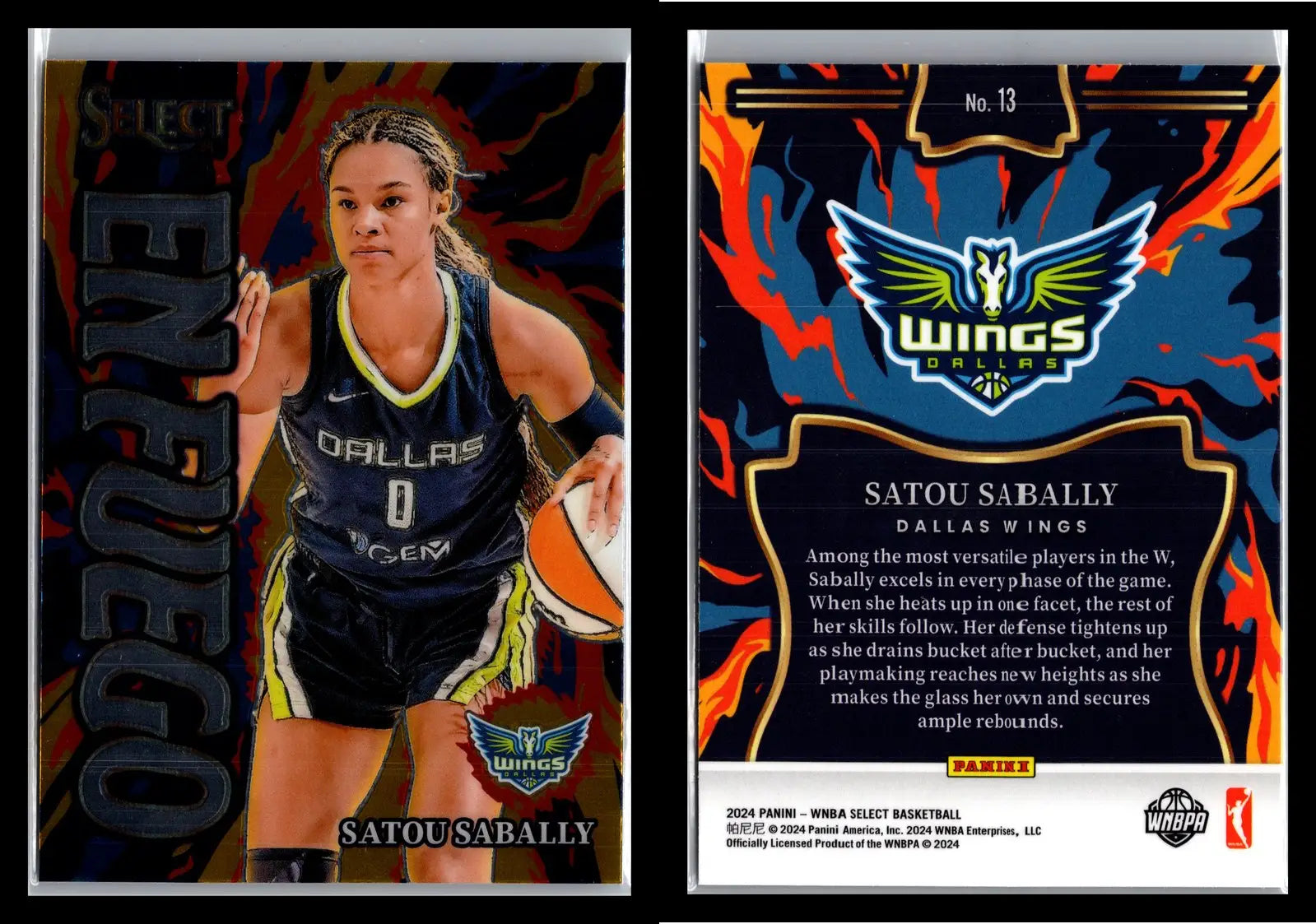 2024 Panini Select WNBA #13 Dallas Wings - Basketball Card Single