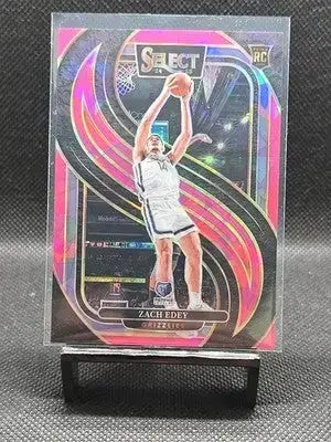 2024 Panini Select Zach Edey Purple Cracked Ice /99 Grizzlies #192 - Basketball Card Single