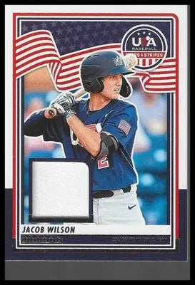 2024 Panini Stars & Stripes USA Baseball Materials #28 Ryan Stafford - Baseball Card Single