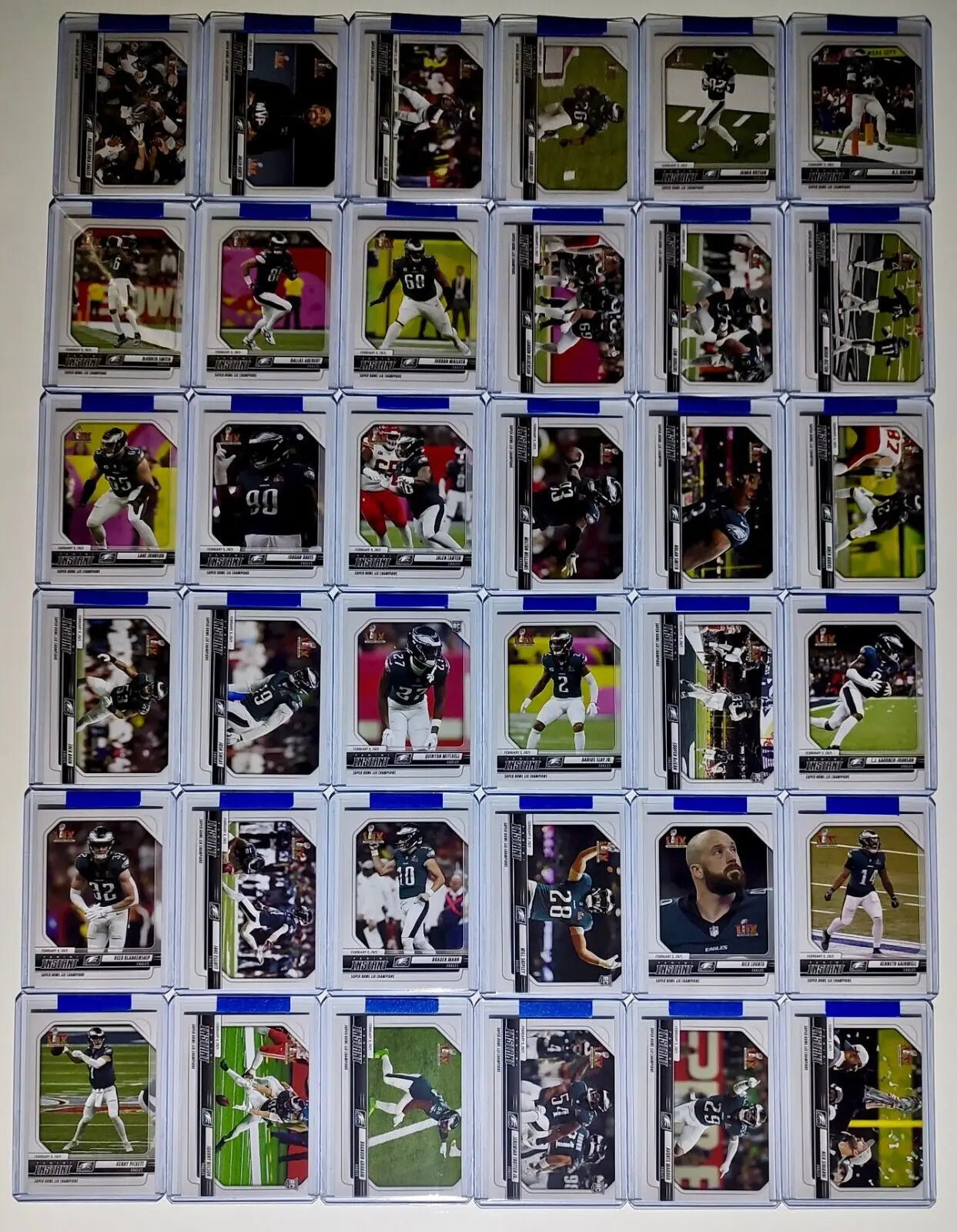 2024 Panini Super Bowl LIX Complete 36 Card Philadelphia Eagles Football Set