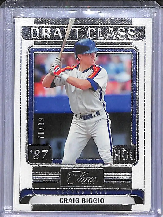 2024 Panini Three and Two Draft Class #40 Craig Biggio NM-MT 70/99 Houston Astros
