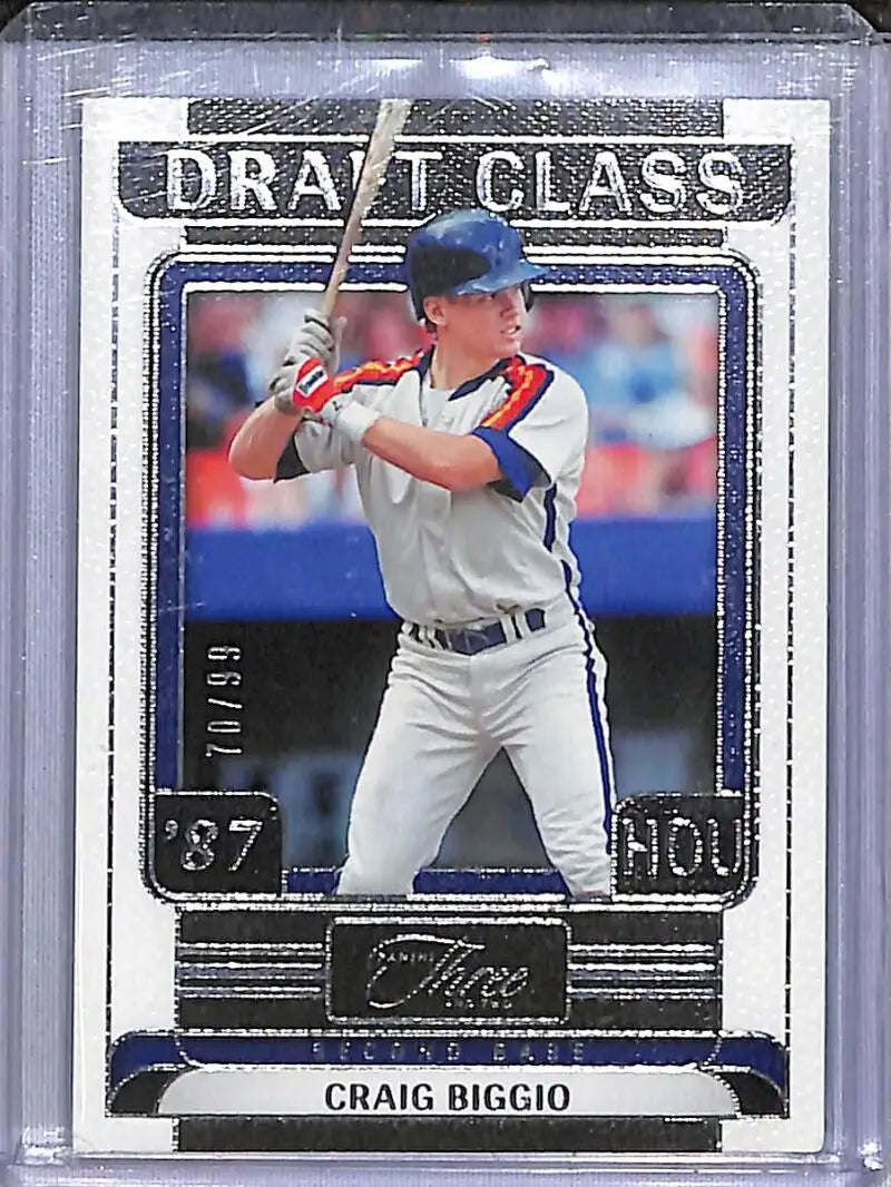2024 Panini Three and Two Draft Class #40 Craig Biggio NM-MT 70/99 Houston Astros