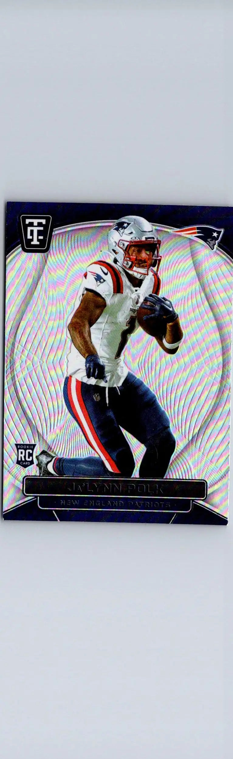 Football trading card of Ja’Lynn Polk from 2024 Panini Totally Certified collection
