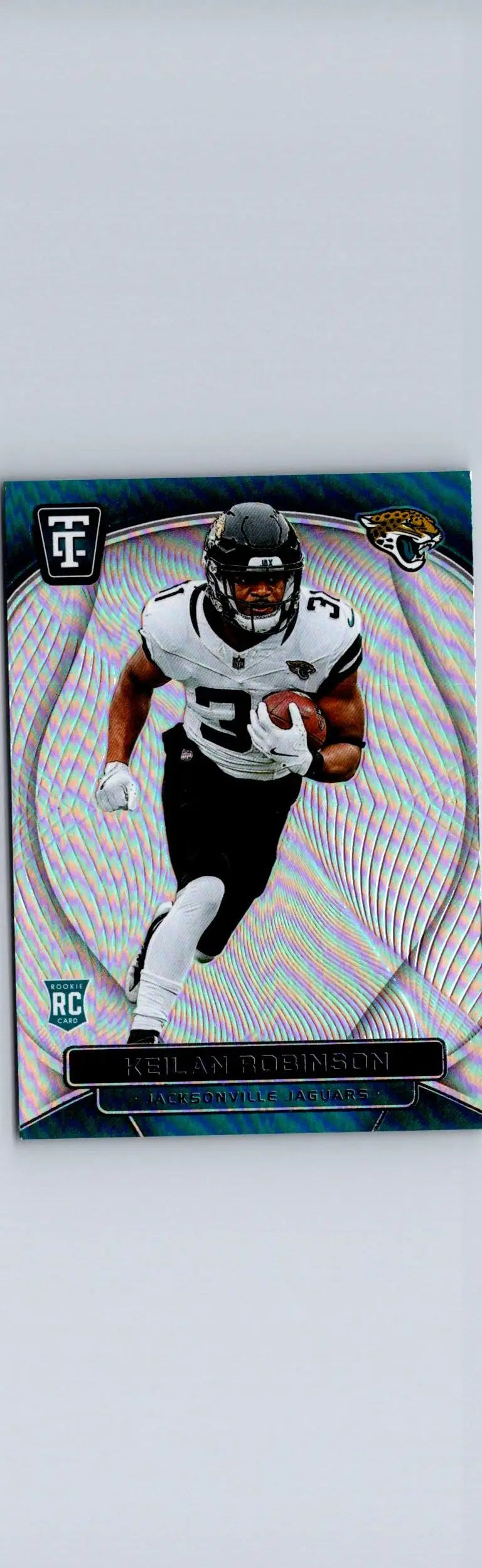 Kylin Hill rookie football card from Panini Totally Certified featuring Keilan Robinson Mirror