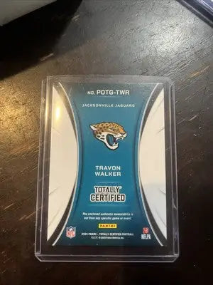 2024 Panini Totally Certified Piece Of The Game Travon Walker - Football Card Single