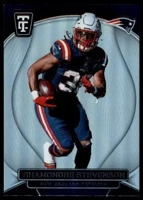 2024 Panini Totally Certified Rhamondre Stevenson 62 New England Patriots