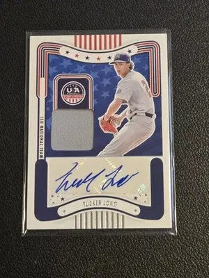 2024 Panini USA Baseball Tucker Long Stars and Stripes Signature Materials - Baseball Card Single