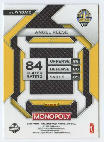 2024 Panini WNBA Prizm Monopoly All-Star #WNBA16 Angel Reese NM Near Mi ID:83439 - Basketball Card Single