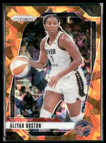 2024 Panini WNBA Prizm Prizms Orange Ice #3 Aliyah Boston NM Near Mint ID:83438 - Basketball Card Single