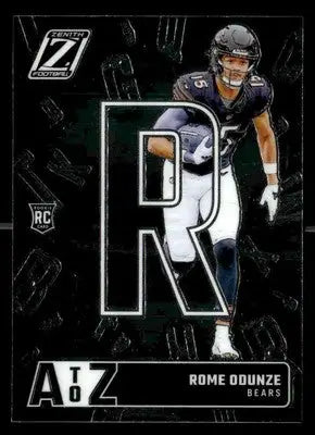 2024 Panini Zenith #18 Rome Odunze A to Z - Football Card Single