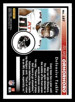 2024 Panini Zenith #187 Ruke Orhorhoro - Football Card Single