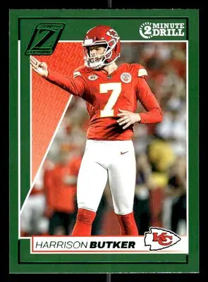 2024 Panini Zenith #49 Harrison Butker Two Minute Drill - Football Card Single