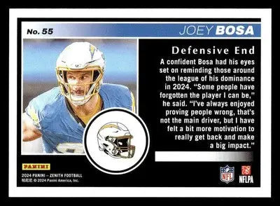 2024 Panini Zenith #55 Joey Bosa Retail - Football Card Single