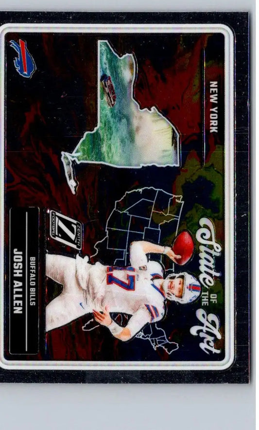 2024 Panini Zenith #7 Josh Allen State of the Art - Football Card Single
