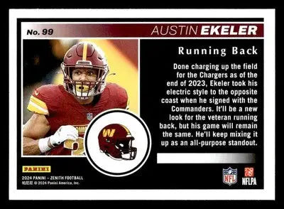 2024 Panini Zenith #99 Austin Ekeler Retail - Football Card Single