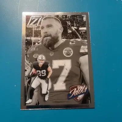 2024 Panini Zenith - Brock Bowers (RC) / Travis Kelce Idols #7 - Football Card Single