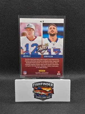 2024 Panini Zenith - Idols Josh Allen Jim Kelly #3