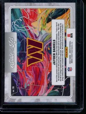 2024 Panini Zenith Jayden Daniels #SA-JD State of the Art RC Football - Football Card Single