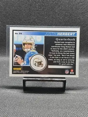 2024 Panini Zenith - Justin Herbert #54 Two Minute Drill - Football Card Single
