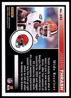 2024 Panini Zenith - Retail Jamari Thrash RC 141 Cleveland Browns