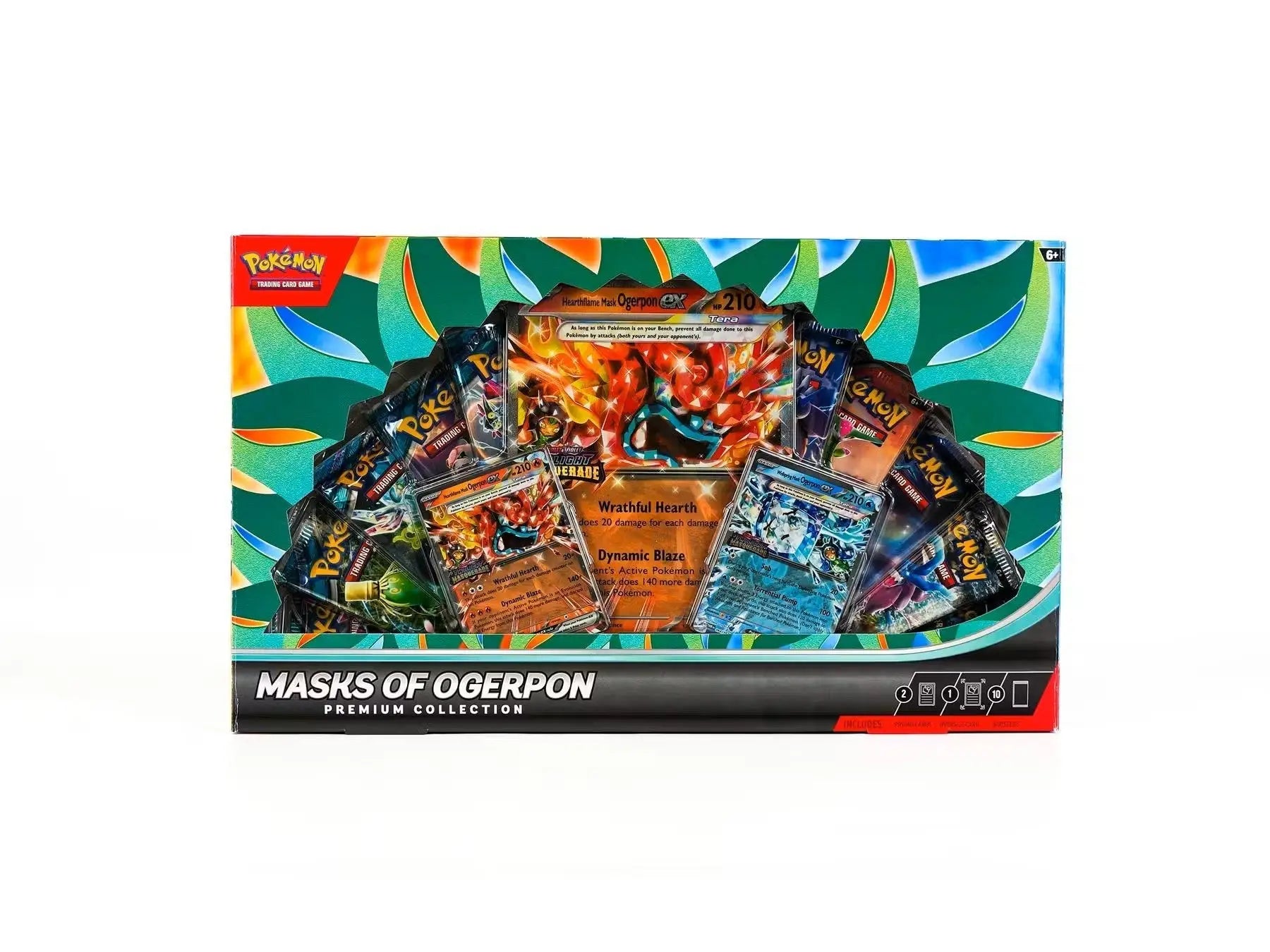2024 Pokémon Masks of Ogerpon Premium Collection Box | Columbia Sports Cards & More - Pokémon Card Box